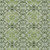 5' X 8' Artichoke Green And Fern Green Medallion Washable Indoor Outdoor Area Rug