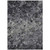 9' X 12' Black Gray And Silver Geometric Washable Indoor Outdoor Area Rug
