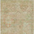 9' X 12' Salmon Fern Green And Beige Floral Medallion Washable Indoor Outdoor Area Rug