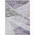 8' X 10' Purple Gray And Charcoal Abstract Washable Indoor Outdoor Area Rug