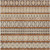 10' X 14' Chocolate And Taupe Quatrefoil Washable Indoor Outdoor Area Rug