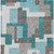 10' X 14' Teal Blue Aqua And Beige Abstract Washable Indoor Outdoor Area Rug
