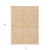 8' X 10' Peach And Ivory Abstract Washable Indoor Outdoor Area Rug