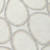 8' Ivory And Gray Round Abstract Washable Indoor Outdoor Area Rug
