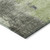 10' X 14' Fern Green Gray And Black Abstract Washable Indoor Outdoor Area Rug