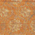 9' X 12' Orange Gray And Beige Floral Washable Indoor Outdoor Area Rug