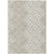 5' X 8' Beige And Ivory Geometric Washable Indoor Outdoor Area Rug