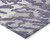 10' X 14' Purple Gray And Ivory Animal Print Washable Indoor Outdoor Area Rug
