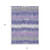 10' X 14' Purple And Gray Striped Washable Indoor Outdoor Area Rug