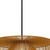 Rattan And Metal LED Dimmable Outdoor Hanging Pendent Light