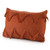 14" X 20" Cinnamon Chevron Cotton Lumbar Throw Pillow With Texture