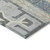 8' X 10' Silver Beige And Gold Aztec Washable Indoor Outdoor Area Rug
