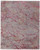 5' X 8' Pink Taupe and Gray Abstract Power Loom Area Rug