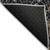 9' X 12' Black Red And Gold Floral Washable Indoor Outdoor Area Rug