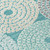 8' X 10' Teal Blue Beige And Gray Geometric Washable Indoor Outdoor Area Rug