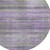 8' Purple Lavender And Gray Round Striped Washable Indoor Outdoor Area Rug