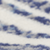 8' Runner Blue and Gray Striped Power Loom Runner Rug