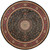 6' Blue Oriental Round Rug