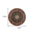 6' Blue Oriental Round Rug