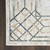 4' X 6' Ivory Black and Taupe Geometric Non Skid Area Rug