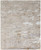 3' X 5' Ivory Gray and Tan Abstract Power Loom Worn Faded Area Rug
