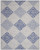 8' X 10' Beige Blue and Gray Geometric Distressed Non Skid Area Rug