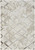 4' X 6' Ivory and Gray Abstract Non Skid Area Rug