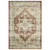 8' X 10' Red And Ivory Oriental Distressed Area Rug