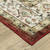 8' X 10' Red And Ivory Oriental Distressed Area Rug