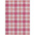 9' X 12' Blush Ivory And Copper Plaid Washable Indoor Outdoor Area Rug