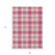 9' X 12' Blush Ivory And Copper Plaid Washable Indoor Outdoor Area Rug