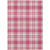 9' X 12' Blush Ivory And Copper Plaid Washable Indoor Outdoor Area Rug