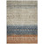 9' X 12' Brown Blue And Beige Southwestern Washable Indoor Outdoor Area Rug