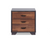 19" Espresso Wood Three Drawer Nightstand
