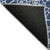 8' X 10' Navy Blue And Ivory Geometric Washable Indoor Outdoor Area Rug