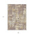 9' X 12' Lavender Gold And Beige Abstract Washable Indoor Outdoor Area Rug