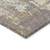 9' X 12' Lavender Gold And Beige Abstract Washable Indoor Outdoor Area Rug