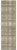 12' Olive Green and Ivory Plaid Runner Rug