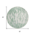 8' Sage And Ivory Round Abstract Washable Indoor Outdoor Area Rug