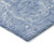 9' X 12' Sky Blue And Navy Blue Abstract Washable Indoor Outdoor Area Rug