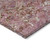 5' X 8' Pink Blush And Mauve Geometric Washable Indoor Outdoor Area Rug