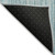 9' X 12' Teal Blue And Ivory Striped Washable Indoor Outdoor Area Rug