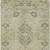 8' X 10' Artichoke Green Brown And Beige Floral Washable Indoor Outdoor Area Rug