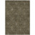 8' X 10' Brown And Beige Floral Washable Indoor Outdoor Area Rug
