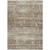 9' X 12' Brown Beige And Taupe Abstract Washable Indoor Outdoor Area Rug