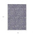 8' X 10' Eggplant Purple And Gray Floral Washable Indoor Outdoor Area Rug