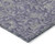 8' X 10' Eggplant Purple And Gray Floral Washable Indoor Outdoor Area Rug