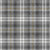 8' X 10' Charcoal Ivory And Gold Plaid Washable Indoor Outdoor Area Rug