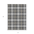 8' X 10' Charcoal Ivory And Gold Plaid Washable Indoor Outdoor Area Rug