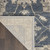 8' X 10' Beige and Blue Floral Medallion Power Loom Area Rug